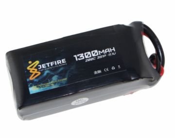 11.1V 1300mAh 200C Lipo Batarya 3S JetFire Pil